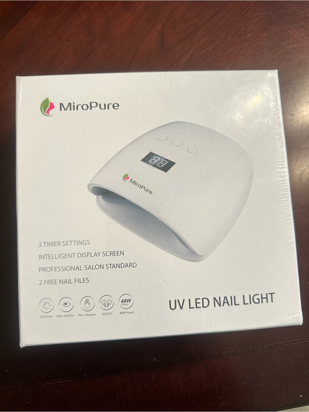 NWT White LED UV Nail Lamp for Gel Polish Curing